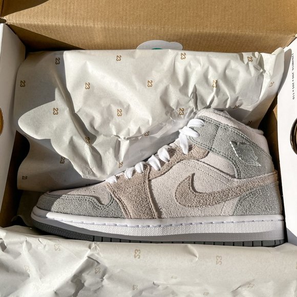 nike Jordan 1 Mid Air Jordan 1 Mid SE 'Particle Grey - Picture 7 of 7